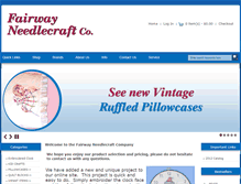 Tablet Screenshot of fairwayneedlecraft.com